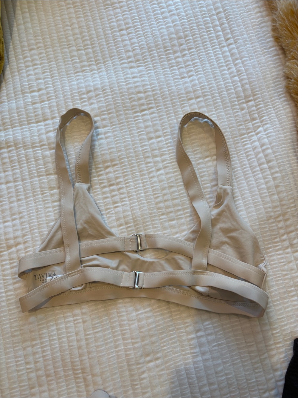 Tavik Chloe Neutral Beige Swim Bralette - Picture 4 of 5